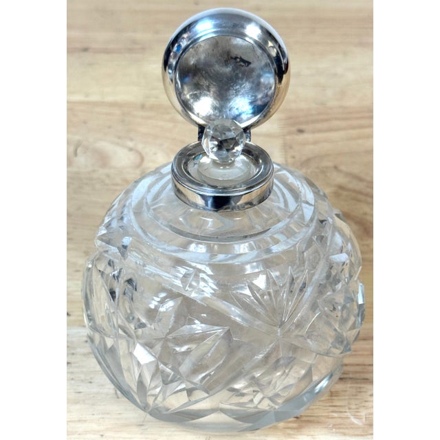 English Silverplated Figural Nymph & Cut Glass Perfume Bottle, Circa 1905 For Sale - Image 13 of 18