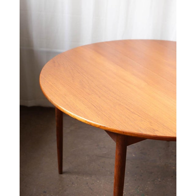 Grete Jalk Danish Teak Dining Table in the Style of Grete Jalk, 1960s For Sale - Image 4 of 12