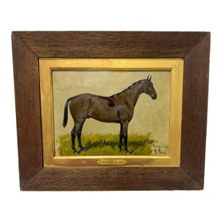 George Thomas Paice, Ra, Rba (British, 1854–1925) "Tarquinius" Equestrian For Sale