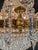 Antique French Empire Crystal Tent and Basket Chandelier Brass For Sale - Image 9 of 14