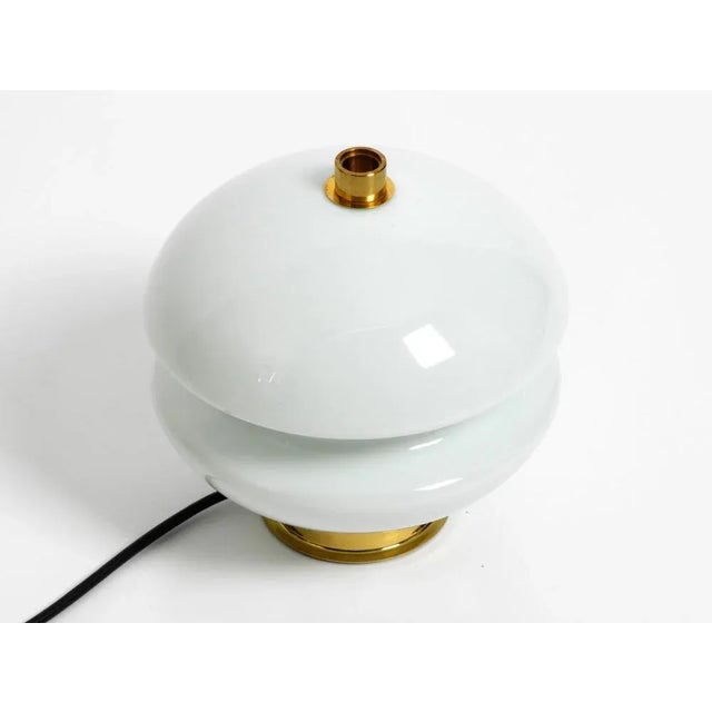 Mid-Century Modern Mid-Century Czech Glass Table Lamp For Sale - Image 3 of 12