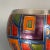 Vintage Late 20th Century Miguel Pineda Champleve Enamel Colorful Geometric Vase For Sale - Image 10 of 13