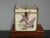 Mid-Century Modern Vintage 16" High Mid Century Modern Storage Box ~ Record Holder Box W Duck Birds For Sale - Image 3 of 12