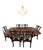 Late 20th Century Chippendale Mahogany Dining Table For Sale