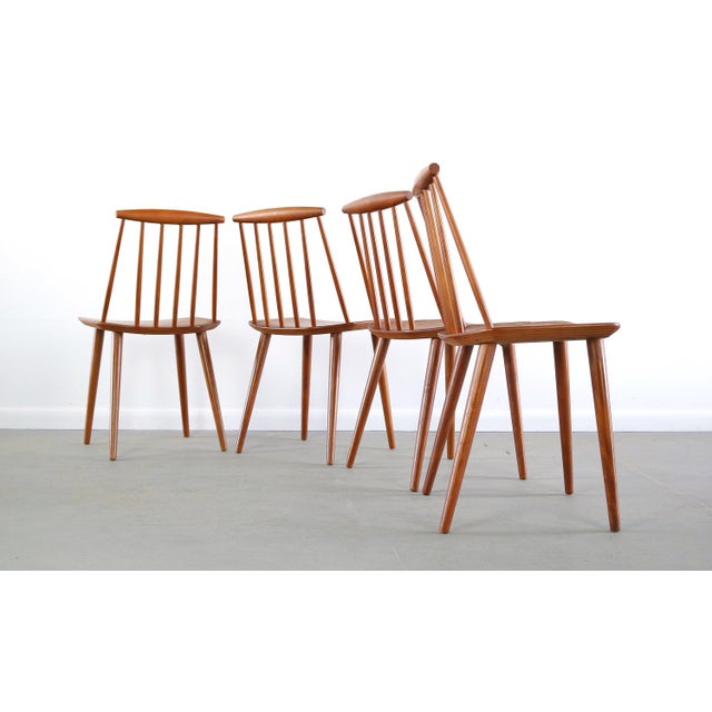 Mid-Century Modern Set of 2 Chairs designed by Folke Palsson for FDB Mobler Denmark For Sale - Image 3 of 9