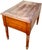 Wood Louis Philippe Style Flat Desk, 1960s For Sale - Image 7 of 9