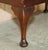 1900 - 1909 Antique Edwardian Walnut Cabriole Legged Footstool with Embroidered Upholstery, 1900 For Sale - Image 5 of 16