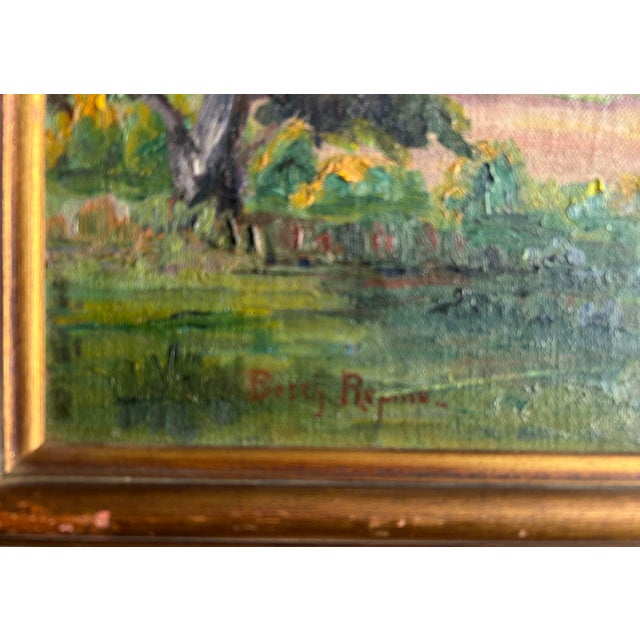 1940s Boris Repine (1898–1987) O/C, Russian Impressionist School Mid 20th C. Framed, Signed. (California?) For Sale - Image 5 of 7