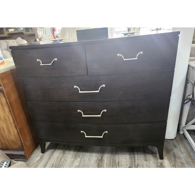 The Bella Donna Dresser has a beautiful curved front and slightly angled legs that give it a soft, elegant look without...