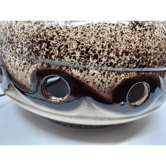 Mid-Century Modern West German Ceramic Floor Lamp, 1960 For Sale - Image 3 of 16