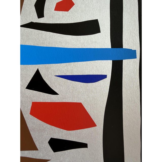 Early 21st Century Robert Jacobsen, Abstract Composition, Original Silkscreen Print For Sale - Image 5 of 7