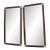 Pair of Vintage Campaign Henredon Wall Mirrors / Dresser Mirror For Sale