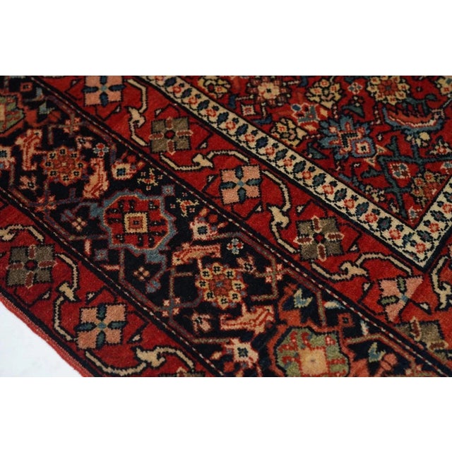 19th Century Antique Farahan Sarouk Rug 3'10'' x 6'7'' For Sale - Image 5 of 10