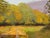 Sunlit Country Path, Lush Greenery, Autumn Tones, Serene Countryside Landscape 1991 For Sale - Image 4 of 18