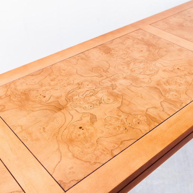 Michael Taylor for Baker Far East Expandable Lacquered Console Table For Sale - Image 12 of 15