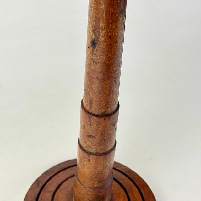 1920s Vintage Leo D. Bernstein 1920s New York City Haberdashery Store Wood Display Stand, Art Deco For Sale - Image 5 of 11