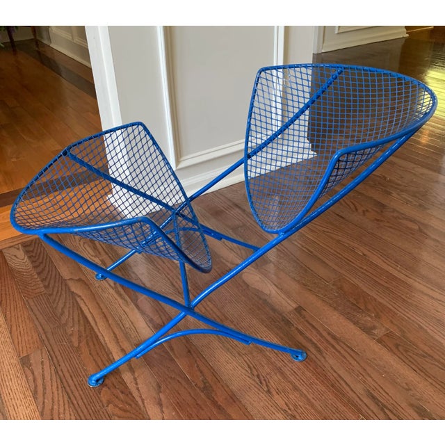 Vintage “Orange Slice” Chair Attributed to Salterini For Sale - Image 10 of 10