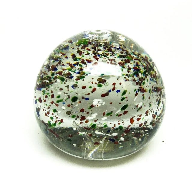 Glass Vintage Polish Paperweight, 1950s For Sale - Image 7 of 7