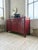 Vintage Red Lacquered Sideboard in Wood, 1970, in Very Good conditions. Designed 1970 to 1979