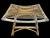 Mid-Century Modern Vintage Rattan Stool, France, 1970s For Sale - Image 3 of 8