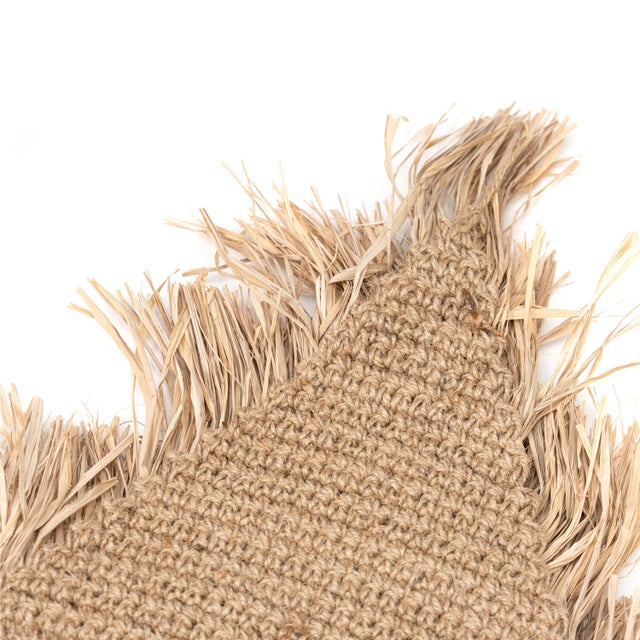 2010s Contemporary Natural Straw Loving Heart Wall Art For Sale - Image 5 of 5