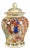 Japanese Satsuma Lidded Ginger Jar, Hand Decorated Geisha Bijin Scene, Small Ceramic Canister For Sale