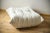 Ligne Roset Set of White Bouclette Lounge Chair and Pouf by Michel Ducaroy for Ligne Roset For Sale - Image 4 of 5