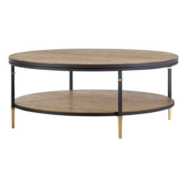 Century Furniture Monterey Round Cocktail Table - Light For Sale