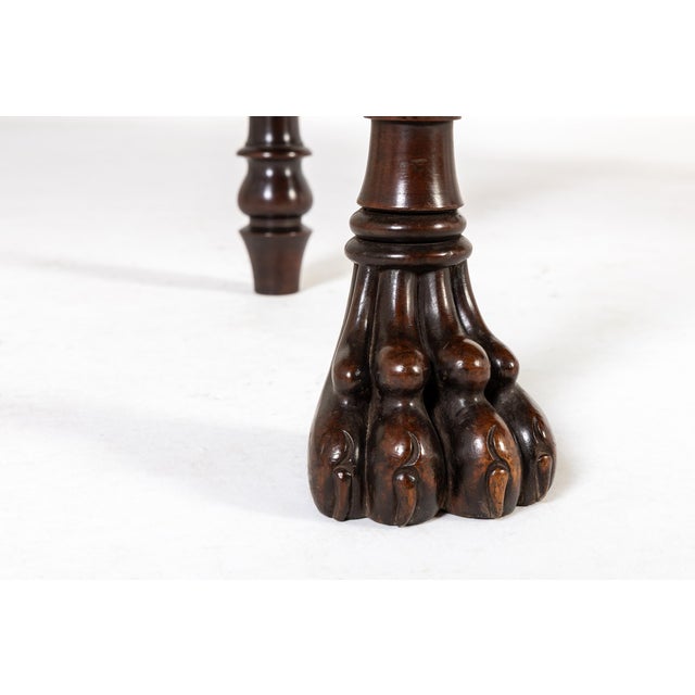 19th Century English Regency Mahogany Serving Table For Sale - Image 6 of 8