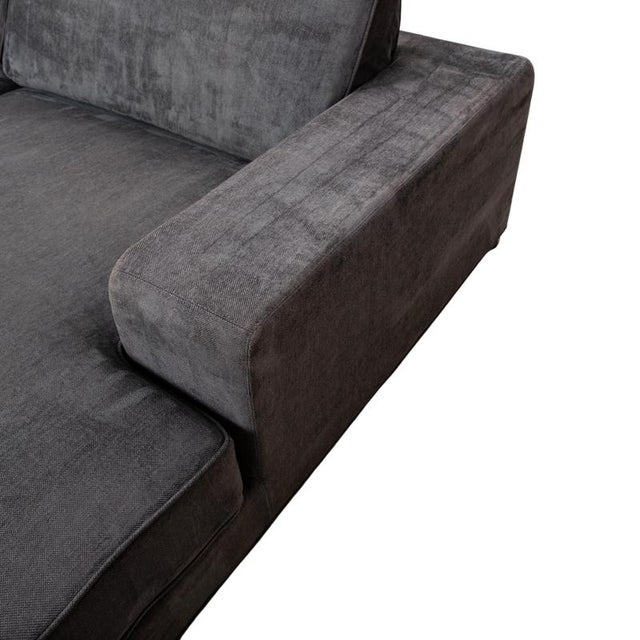Gray Grey Fabric Corner Sofa from Arketipo For Sale - Image 8 of 17