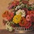 Maurice Alfred Decamps, Art Deco Still Life with Zinnias and Gerberas, Oil on Canvas, 20th Century, Framed For Sale - Image 4 of 11