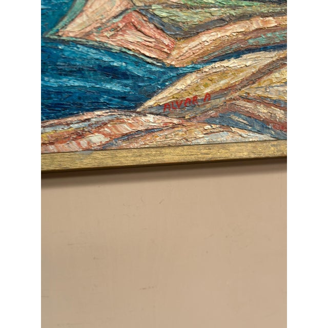 Alvar Andersson, Sea View, 1950s, Oil on Canvas, Framed For Sale - Image 7 of 16