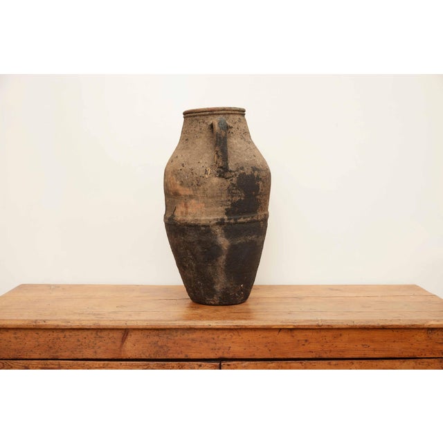 Vintage Medium Black Olive Pot For Sale - Image 9 of 12