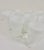 Mid 20th Century Set of 8 Vintage White Milk Glass Goblets – Textured Pattern For Sale - Image 5 of 8