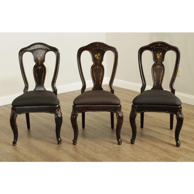 Pulaski Paint Decorated Set 4 Dining Chairs Chairish