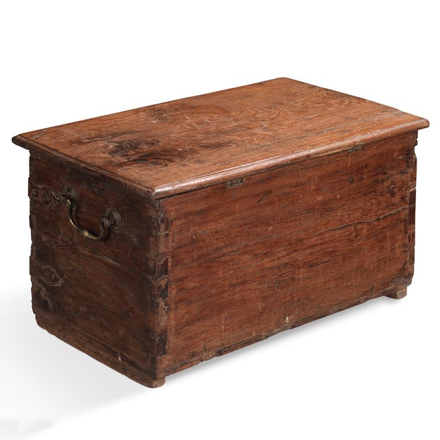 Vintage Wooden Storage Box, 1930s For Sale - Image 3 of 7
