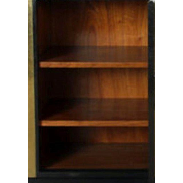 Brass Large Lacquered and Brass-Mounted Credenza by Pierre Cardin. Circa 1960's. For Sale - Image 8 of 9