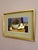 Mid Century Modern 'Tabletop With Pears' Vintage Original Still Life Tempera Painting by Swedish Artist Eric Cederberg (1897-1984), Framed For Sale - Image 4 of 12