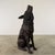 Life-Size Bronze Howling Wolf Sculpture, 37” H For Sale - Image 4 of 9