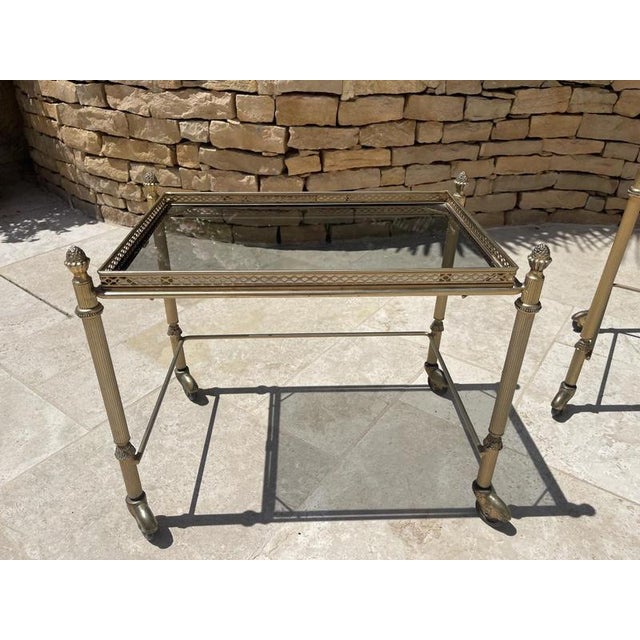 Nesting Tables from Maison Jansen, Set of 3 For Sale - Image 8 of 13
