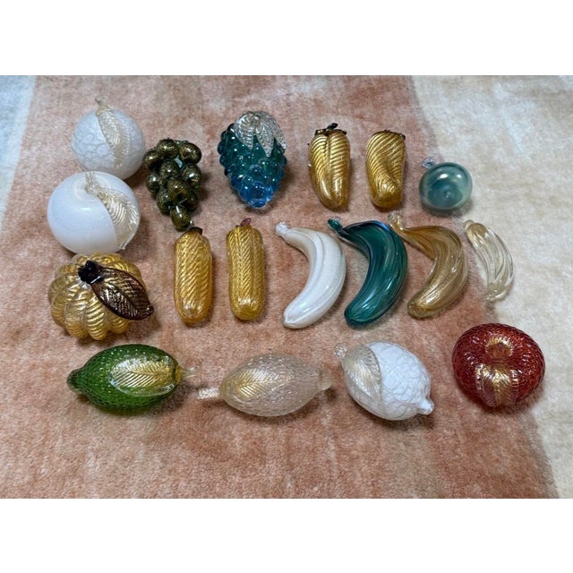 Italian Italian Murano Art Glass Grape Cluster Sculpture For Sale - Image 3 of 8