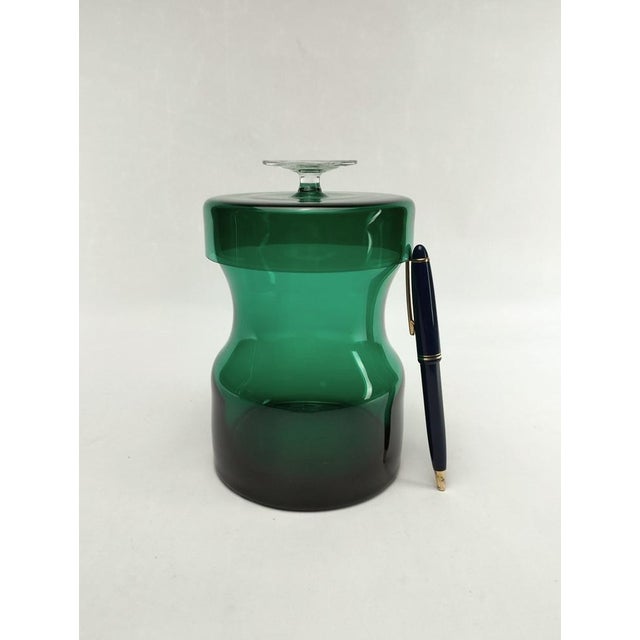 Mid-Century Modern Glass Bonbonniere by Heinrich Löffelhardt for Glashütte Zwiesel, 1950s For Sale - Image 10 of 11