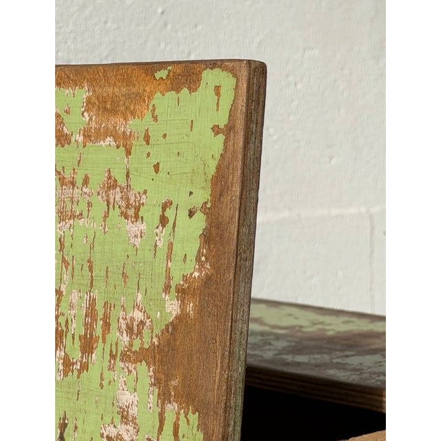 Industrial Green Storage Table, 1960 For Sale - Image 15 of 18