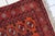 Red 1920s, Handmade Antique Afghan Baluch Rug 3.8' X 4.8' For Sale - Image 8 of 13