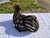 Cast Iron and Green Bubble Glass Tealight Holder For Sale - Image 6 of 9