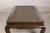 Antique Chinese Elm Opium Bed Coffee Table with Woven Rattan Top and Scroll Legs For Sale - Image 9 of 18