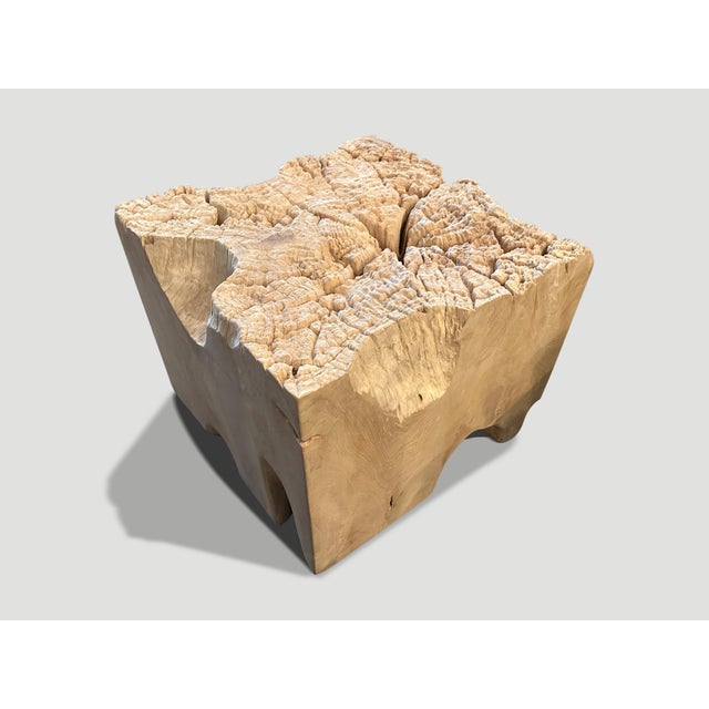 Impressive reclaimed teak root side table or coffee table. Hand carved into this usable shape whilst respecting the...