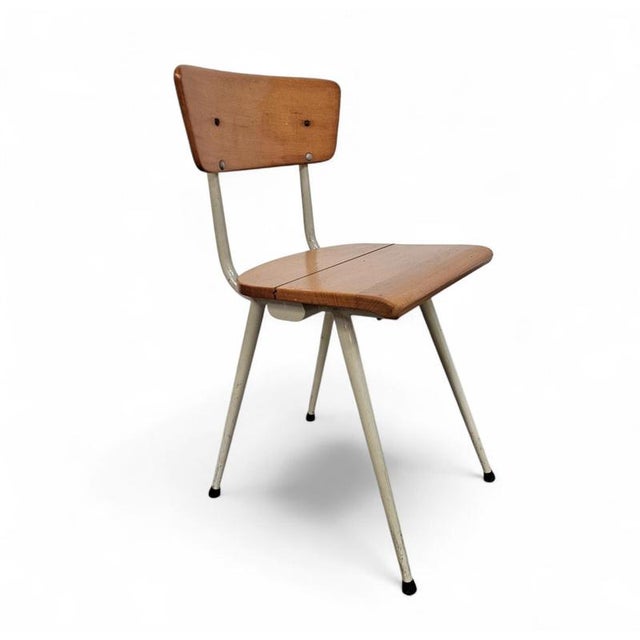 School Desk Set with Tapering Legs, 1960s, Set of 2 For Sale - Image 10 of 18