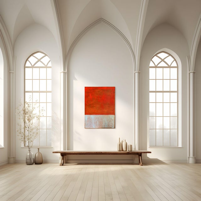 "N7" Contemporary Abstract Color Field Oil Painting by Ko Bhamra For Sale - Image 6 of 13