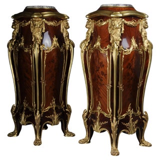 20th Century Ormolu Pedestals in the style of Joseph-Emmanuel Zwiener, Set of 2 For Sale
